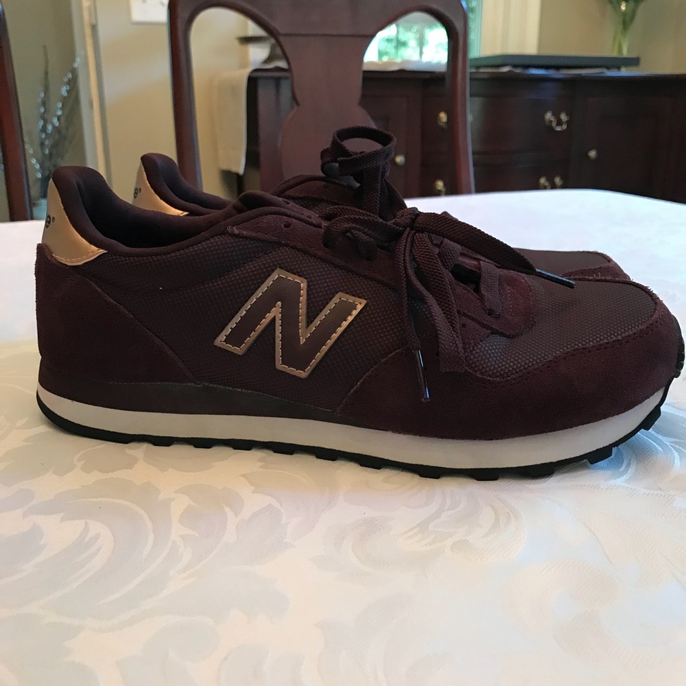 Maroon sneakers